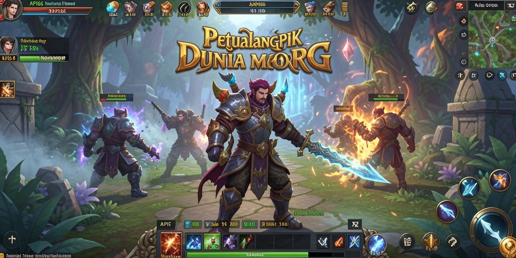 Tampilan gameplay API66 yang menarik dalam dunia MMORPG.