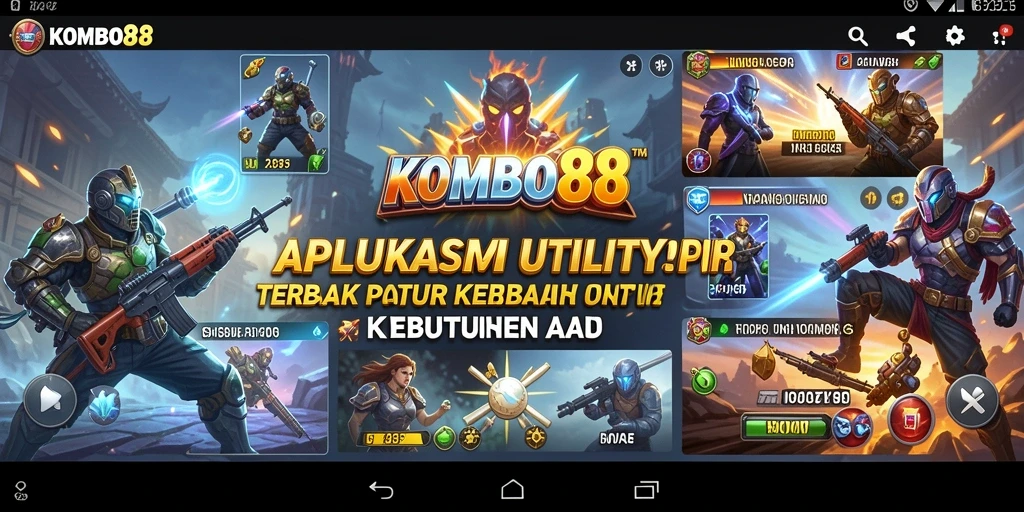Tampilan antarmuka KOMBO88 yang intuitif untuk Anda gunakan.
