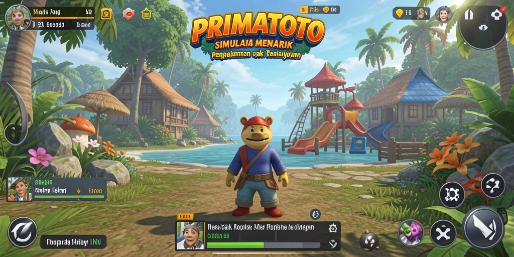 Screenshot PRIMATOTO menampilkan gameplay yang mendebarkan dan interaktif.