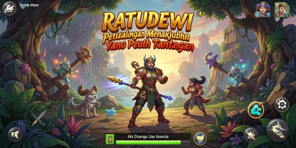 Screenshot gameplay RATUDEWI yang menampilkan petualangan seru.