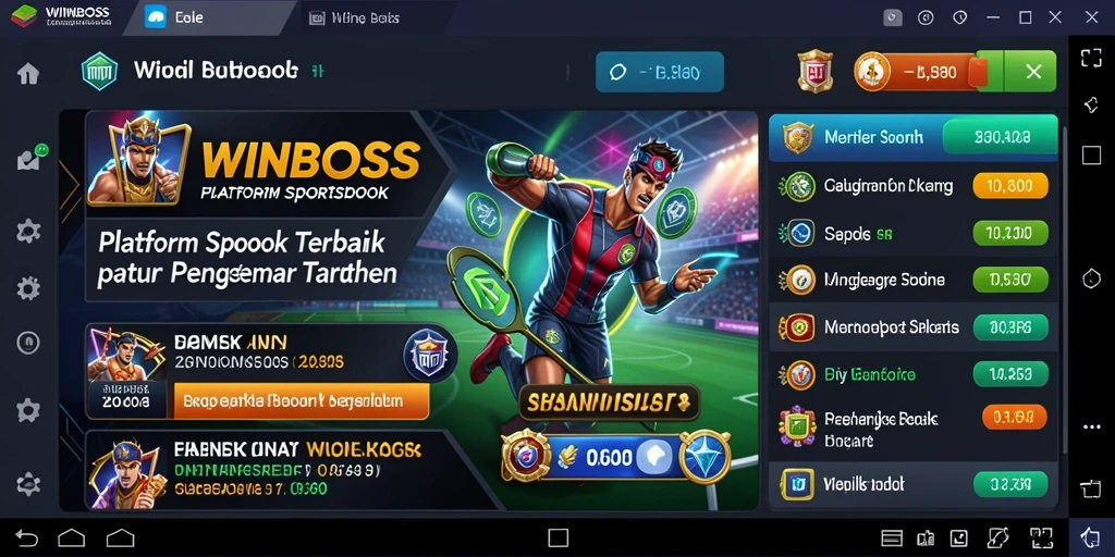 Tampilan menarik dari gameplay taruhan di WINBOSS.