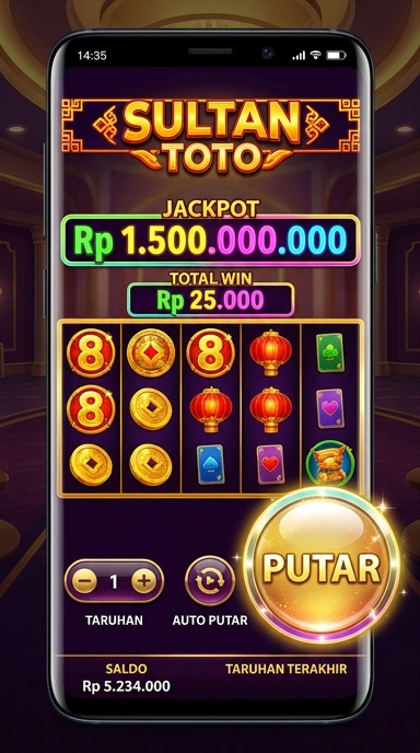 Tampilan antarmuka sultantoto yang ramah pengguna.